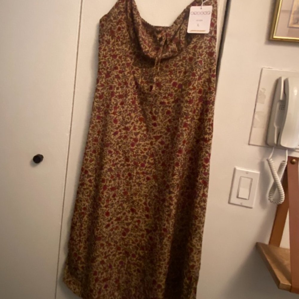 European Girl Summer Midi Dress, Size L